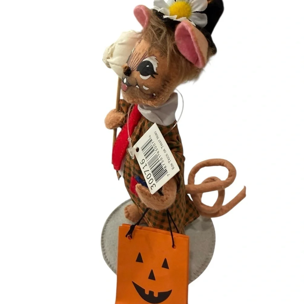 Annalee 6 inch Trick or Treat Hobo  Mouse Halloween Collection NWT 2016